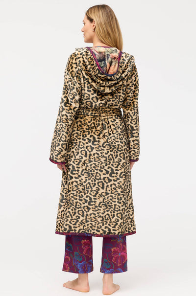 Johnny Was - Aditi Reversible Cozy Robe in Leopard