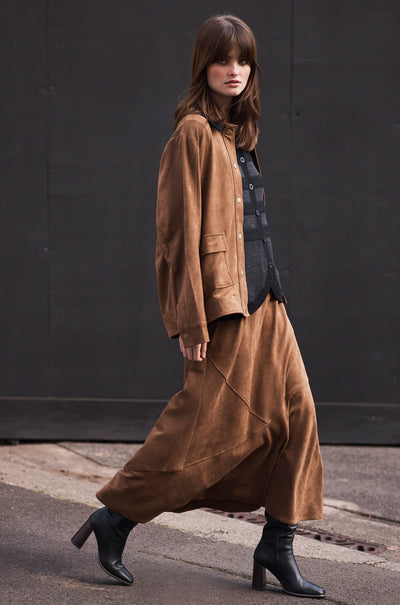 Verge - Alina Skirt in Caramel