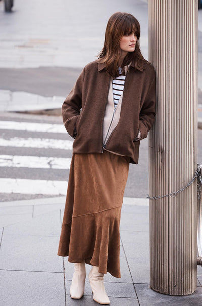 Verge - Alina Skirt in Caramel