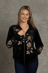 Johnny Was - Ally Velour Mock Neck Sweatshirt