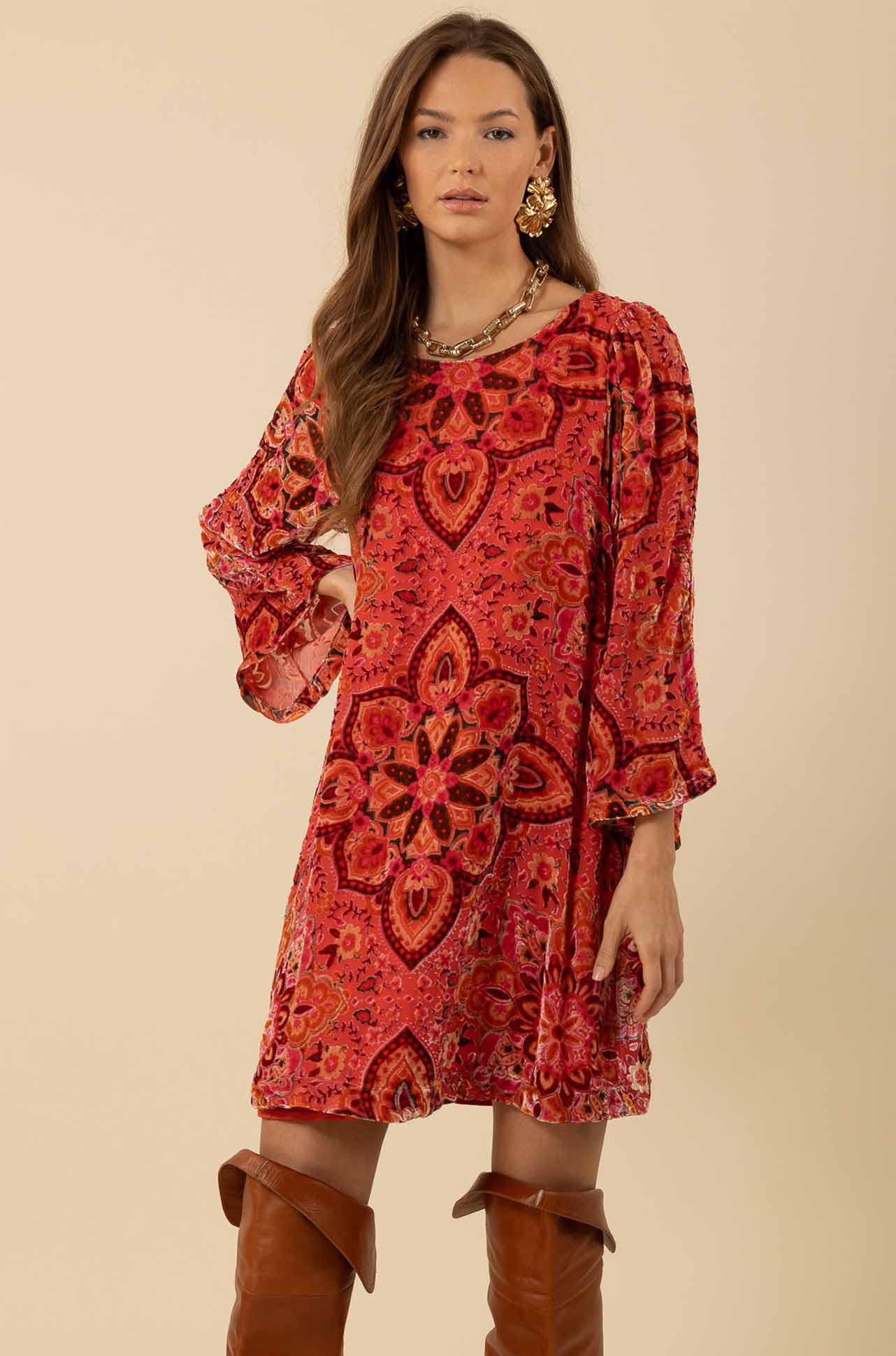 Hale Bob - Alora 3/4 Sleeve Dress - Zambezee Hale Bob - Alora 3/4 Sleeve Dress - Zambezee