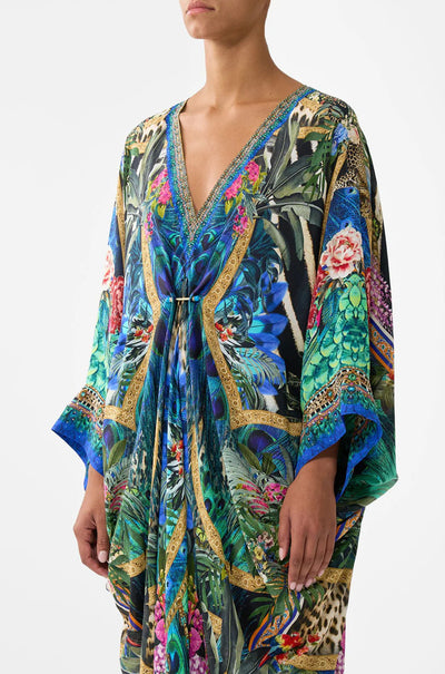 Camilla - Animal Alchemy Pierced V-Neck Kaftan