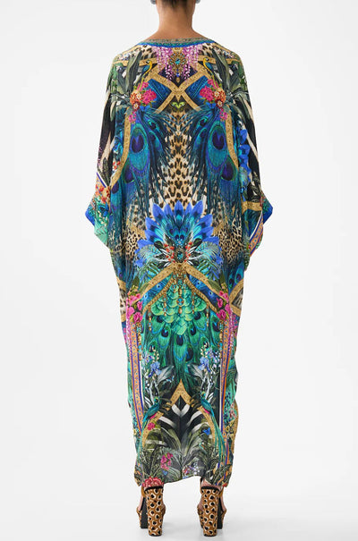 Camilla - Animal Alchemy Pierced V-Neck Kaftan