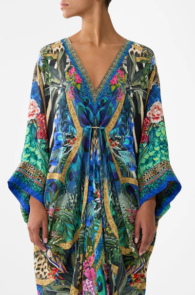 Camilla - Animal Alchemy Pierced V-Neck Kaftan