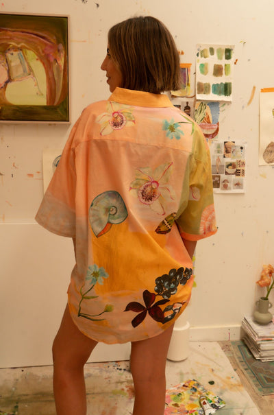 Wandering Folk - Annie Everingham Over Swim Shirt in Pastel Sea