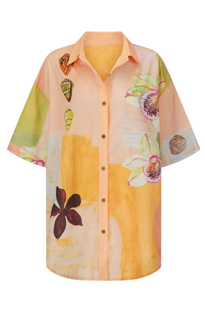 Wandering Folk - Annie Everingham Over Swim Shirt in Pastel Sea