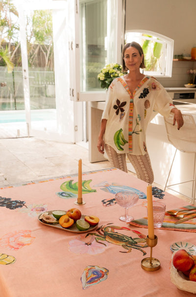 Wandering Folk - Annie Everingham Over Swim Shirt in Seaside