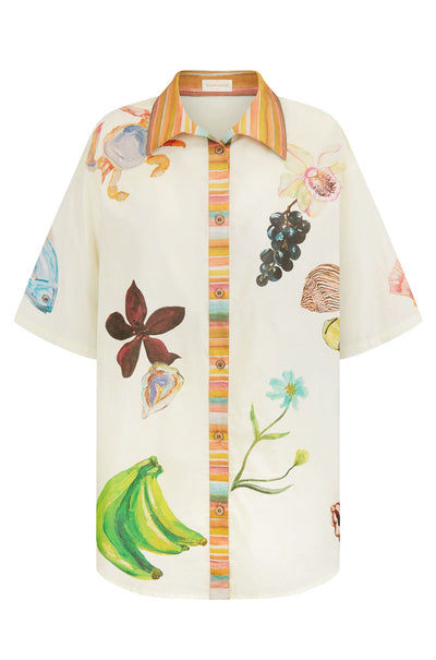 Wandering Folk - Annie Everingham Over Swim Shirt in Seaside