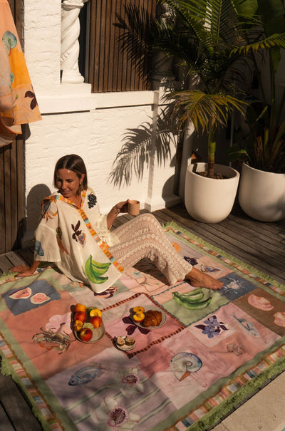 Wandering Folk - Annie Everingham Over Swim Shirt in Seaside