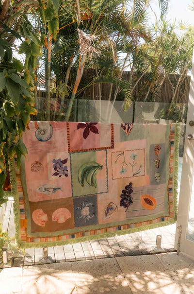 Wandering Folk - Annie Everingham Picnic Rug