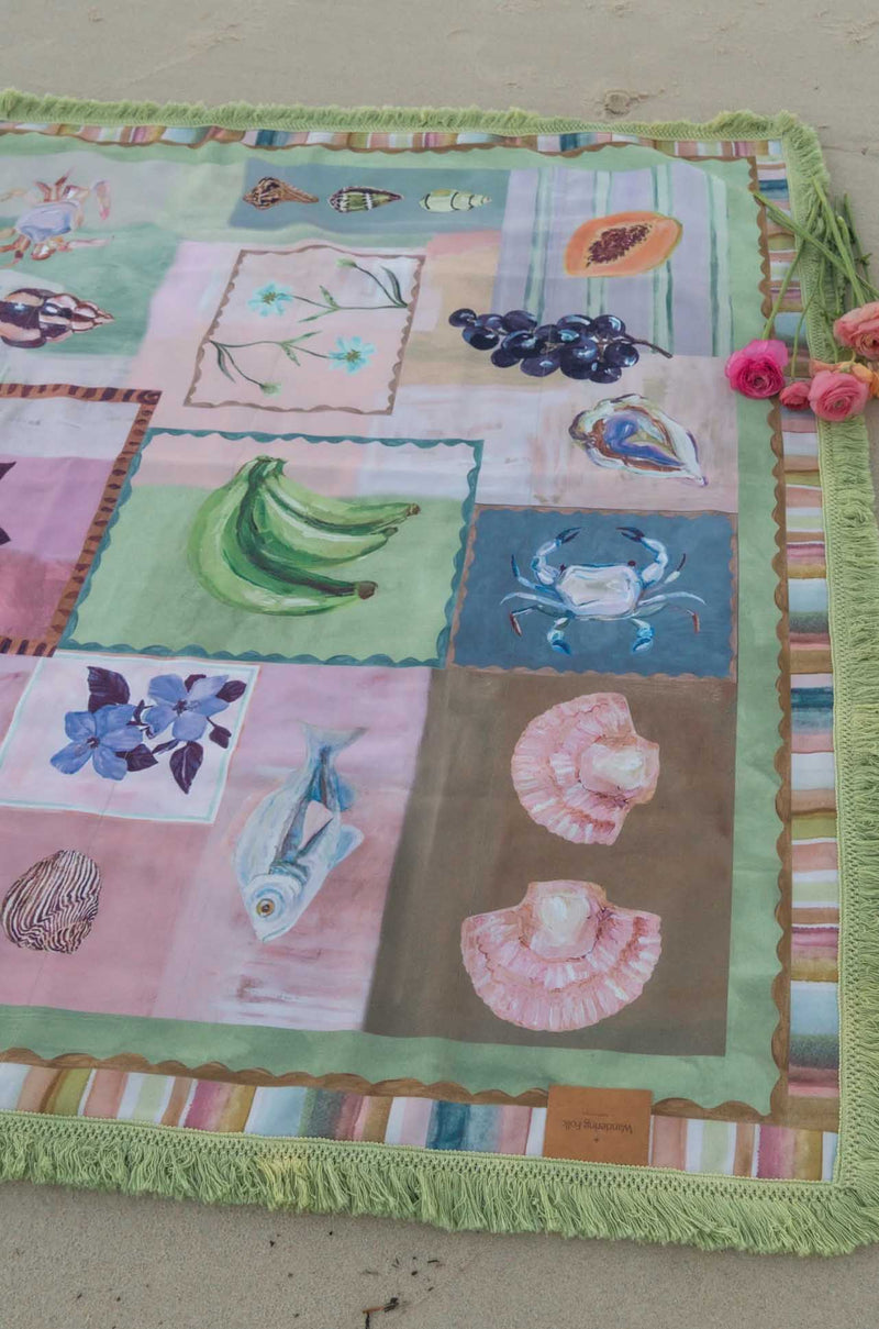 Wandering Folk - Annie Everingham Picnic Rug