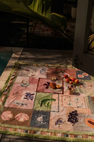 Wandering Folk - Annie Everingham Picnic Rug