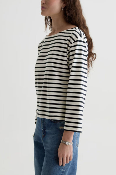 AG Jeans - Annie Tee in Powder Pacific Navy
