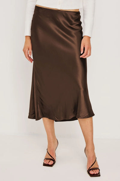 Rails - Anya Midi Skirt in Espresso
