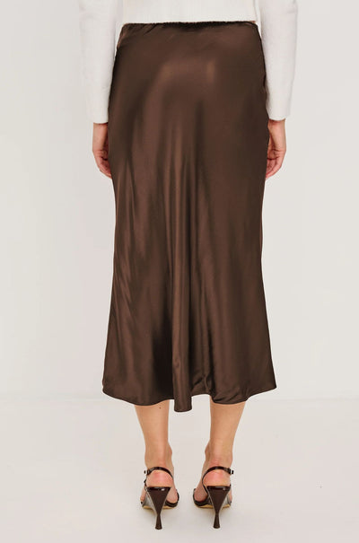 Rails - Anya Midi Skirt in Espresso