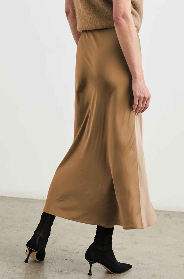 Rails Anya Midi Skirt in Camel Zambezee - Main Image