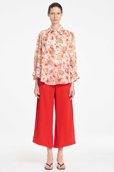 Mela Purdie - Crop Suit Pant in Suit Weave
