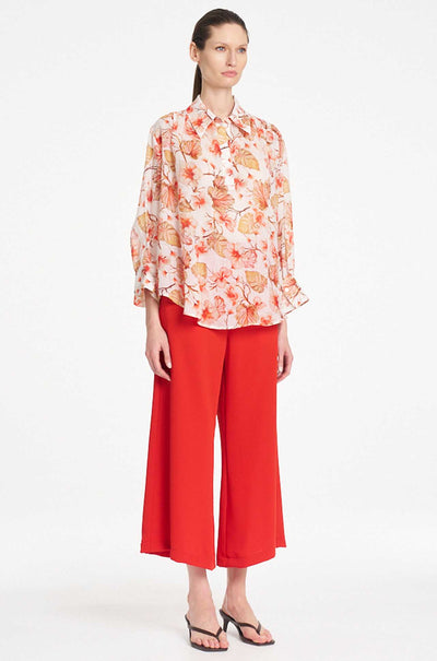 Mela Purdie - Atrium Top in Herbarium Linen Voile