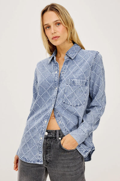 Rails - Atticus LS Top in Diamond Distress