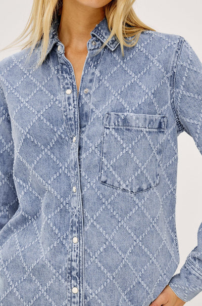 Rails - Atticus LS Top in Diamond Distress