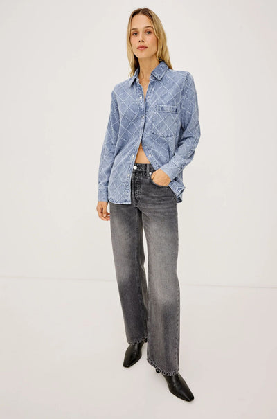 Rails - Atticus LS Top in Diamond Distress