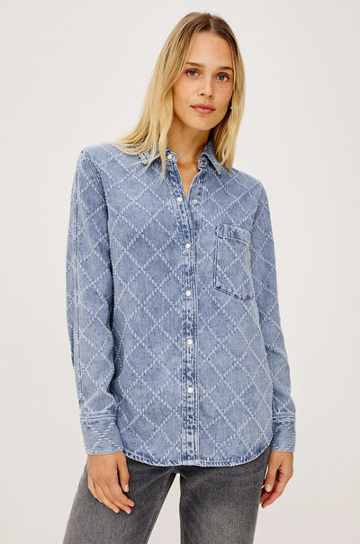 Rails - Atticus LS Top in Diamond Distress