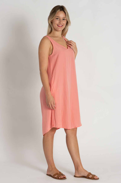 Mela Purdie - Audrey Dress in Peach