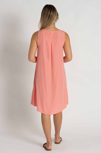 Mela Purdie - Audrey Dress in Peach