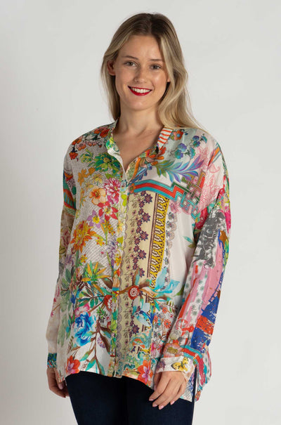 Johnny Was - Audrey Oversize Blouse in Dreamer (Australian Exclusive)