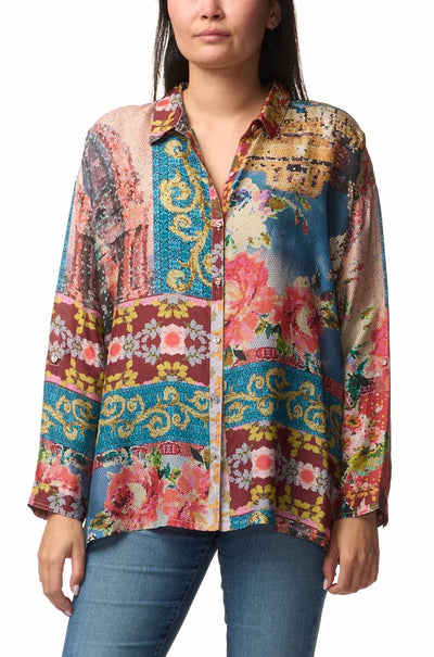 Johnny Was - The Audrey Oversized Blouse in Shabi