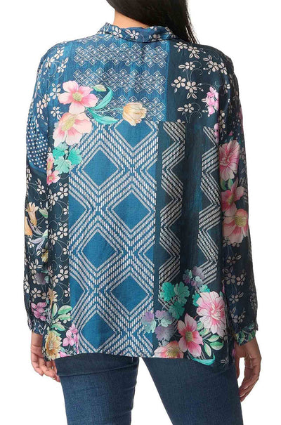 Johnny Was - The Audrey Oversized Blouse in Tandiz