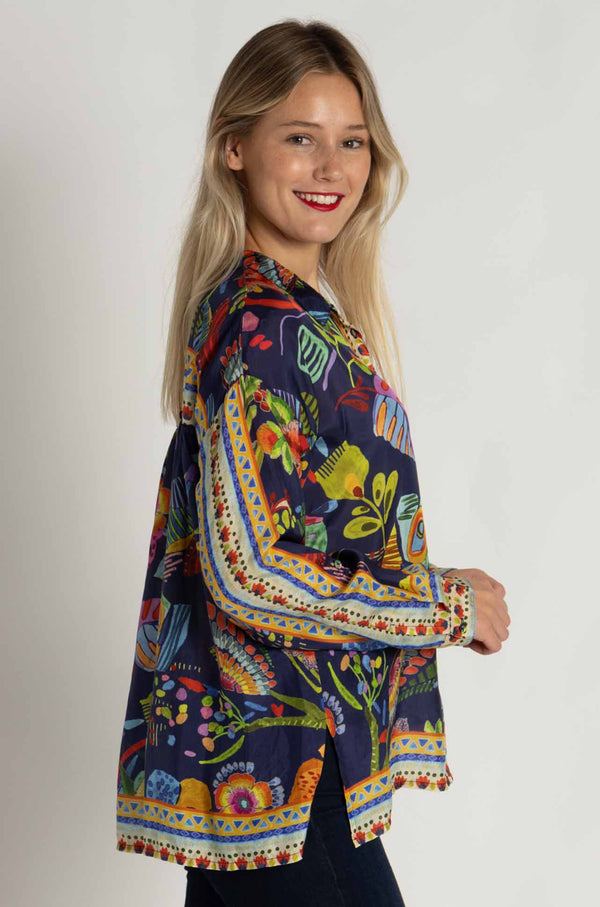 AudreyOversizedShirredBackShir