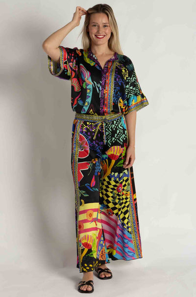 Johnny Was - Axelle Wide Leg Pant in Jenny