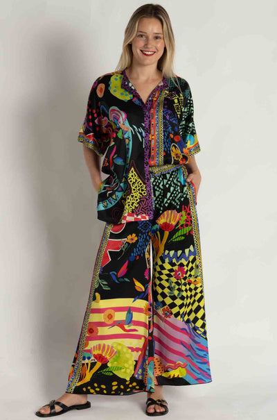 Johnny Was - Axelle Wide Leg Pant in Jenny