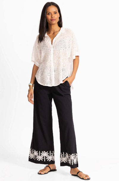 Johnny Was - The Audrey Short Sleeve Shirt in Mariposa