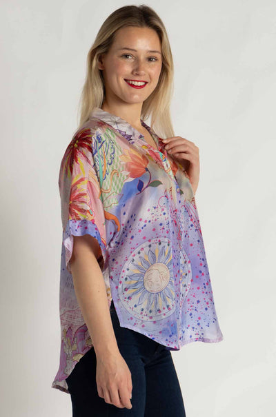 Johnny Was - The Audrey Short Sleeve Shirt in Cindy