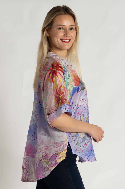Johnny Was - The Audrey Short Sleeve Shirt in Cindy