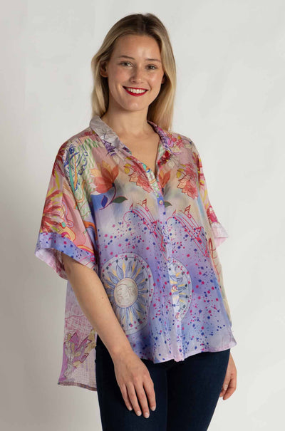 Johnny Was - The Audrey Short Sleeve Shirt in Cindy