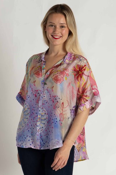 Johnny Was - The Audrey Short Sleeve Shirt in Cindy