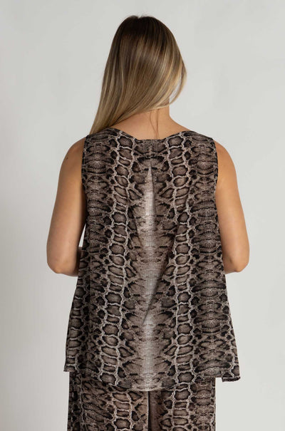 Mela Purdie - Audrey Slip in Safari Python