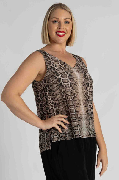 Mela Purdie - Audrey Slip in Safari Python