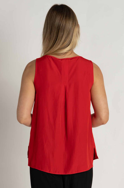 Mela Purdie - Audrey Tank in Mache in Poppy