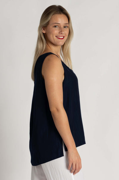 Mela Purdie - Audrey Tank in Sapphire Mache