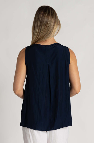 Mela Purdie - Audrey Tank in Sapphire Mache