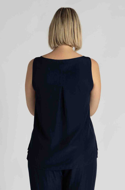 Mela Purdie - Audrey Tank in Sapphire Mache