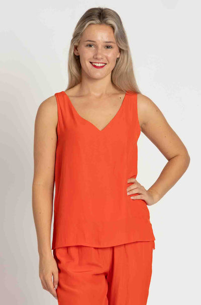 Mela Purdie - Audrey Tank in Mache in Tangello
