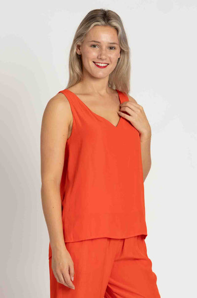 Mela Purdie - Audrey Tank in Mache in Tangello