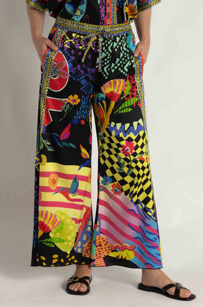 Johnny Was - Axelle Wide Leg Pant in Jenny