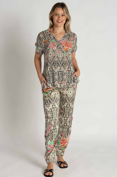 Johnny Was - Laiya Button Up in Azzie Flower