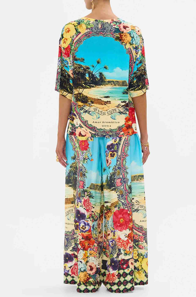 Camilla - Bathing Bombshell Relaxed Body and Sleeve Tee